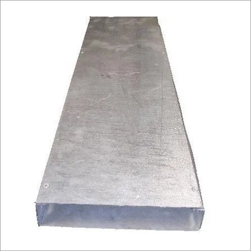 GI Raceway - Galvanized Iron, 50-100 mm Width, 1 m Length, Silver Rectangular | Enclosed Conduit for Wire Enclosure Applications