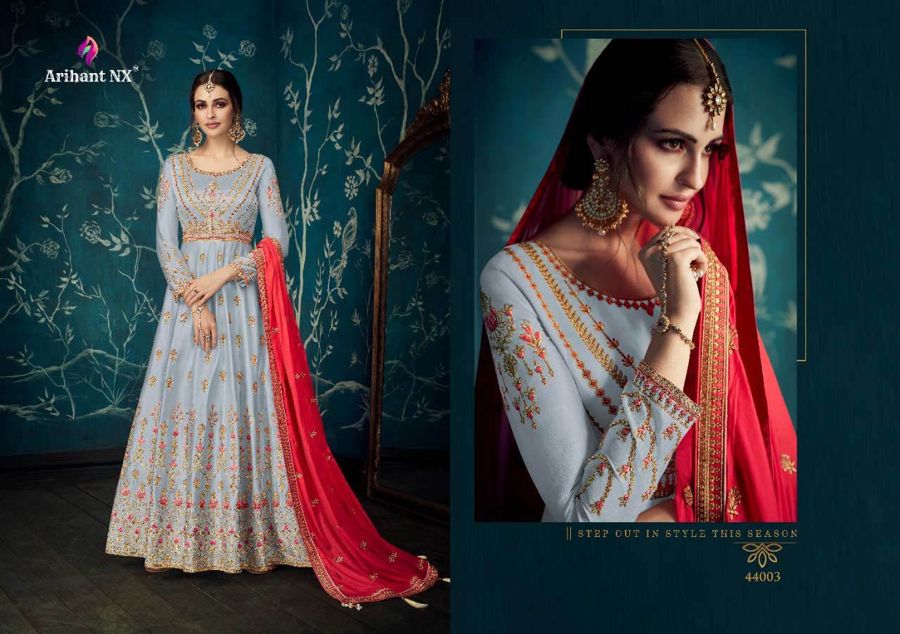 Summer Arihant Nx Ulfat Sartin Silk Beautiful Dupatta Gown