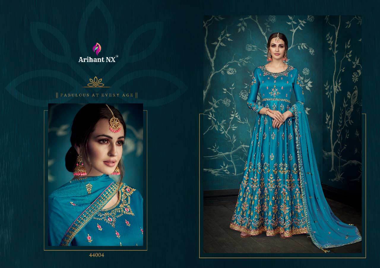 Summer Arihant Nx Ulfat Sartin Silk Beautiful Dupatta Gown