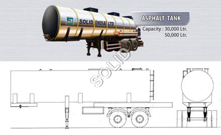 अस्फाल्ट ट्रांसफर टैंक-30000 लीटर।