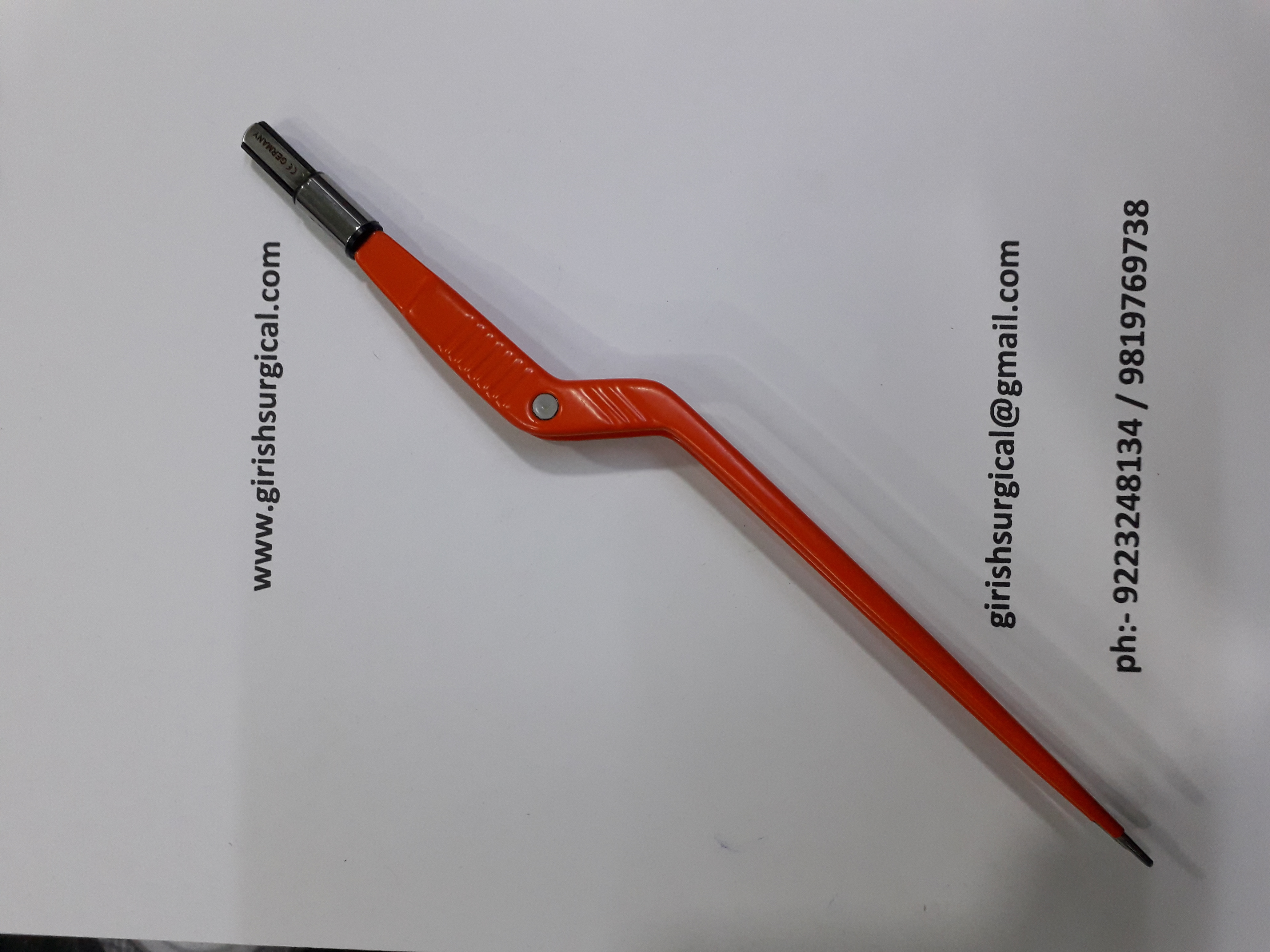 Non Stick Bipolar Forceps - 0.5mm To 3mm Tip, Stainless Steel L 316 Grade, Orange/blue/black Colors, Surgical Cautery Accessories