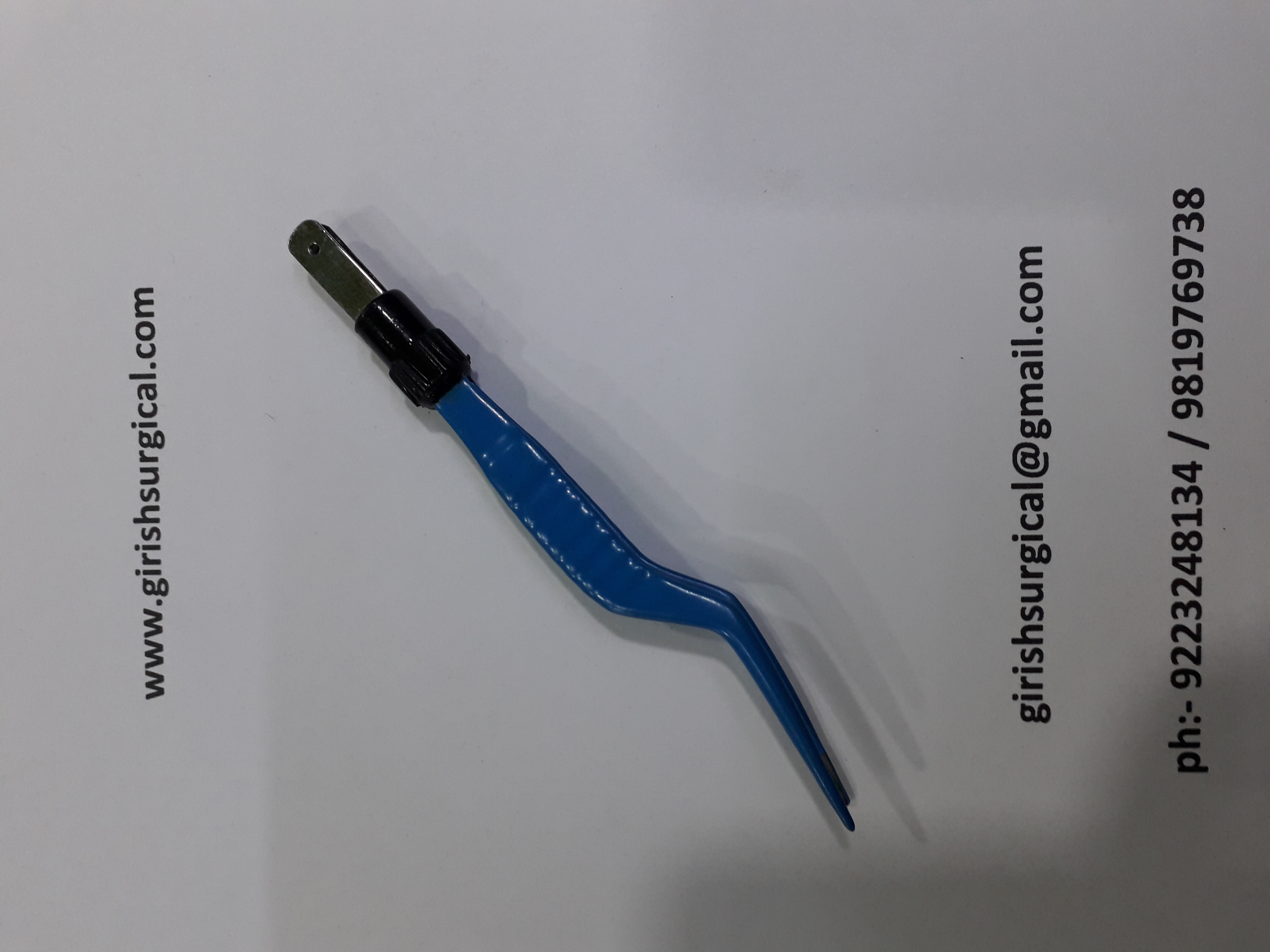 Non Stick Bipolar Forceps - 0.5mm To 3mm Tip, Stainless Steel L 316 Grade, Orange/blue/black Colors, Surgical Cautery Accessories