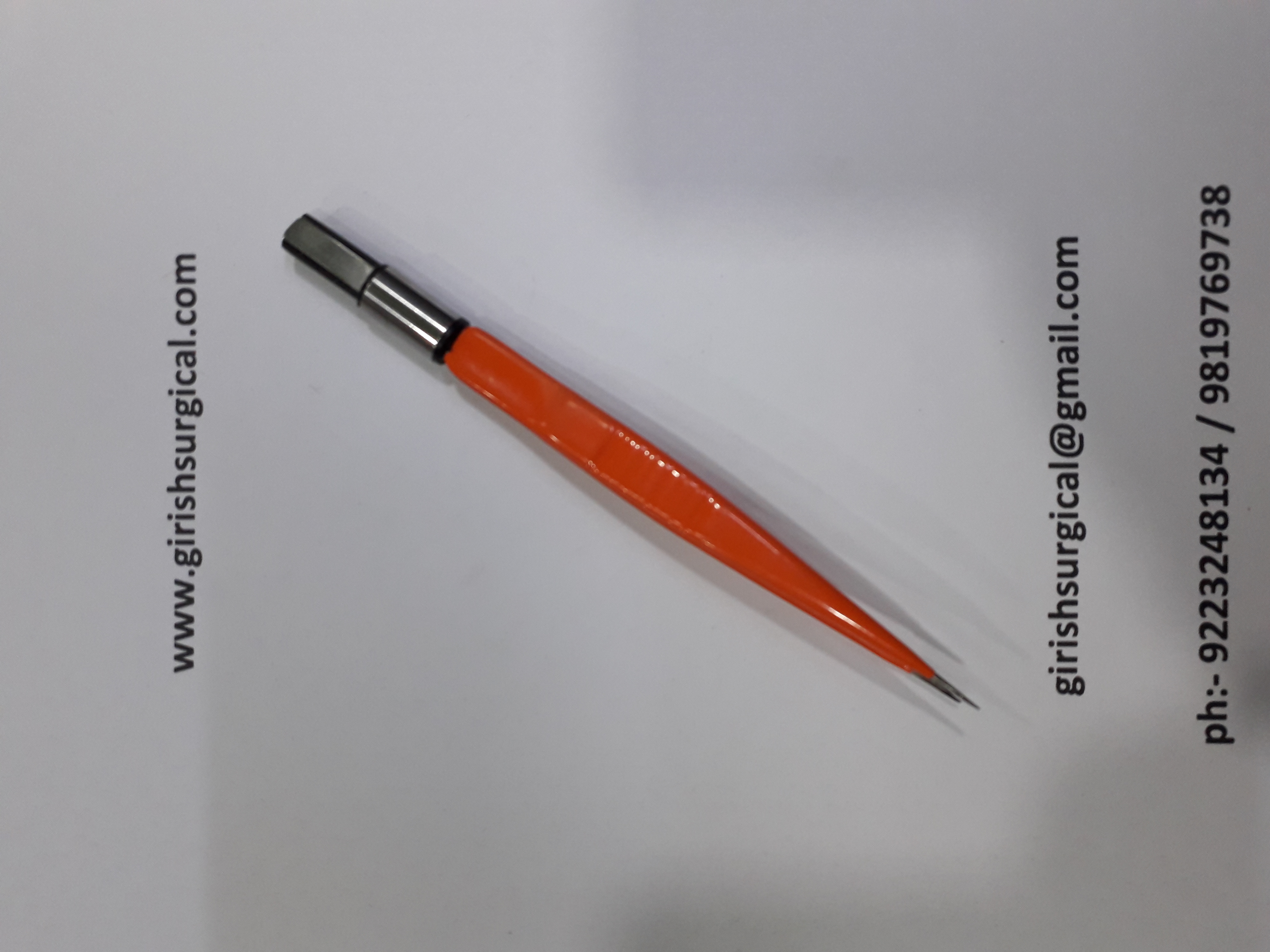 Non Stick Bipolar Forceps - 0.5mm To 3mm Tip, Stainless Steel L 316 Grade, Orange/blue/black Colors, Surgical Cautery Accessories