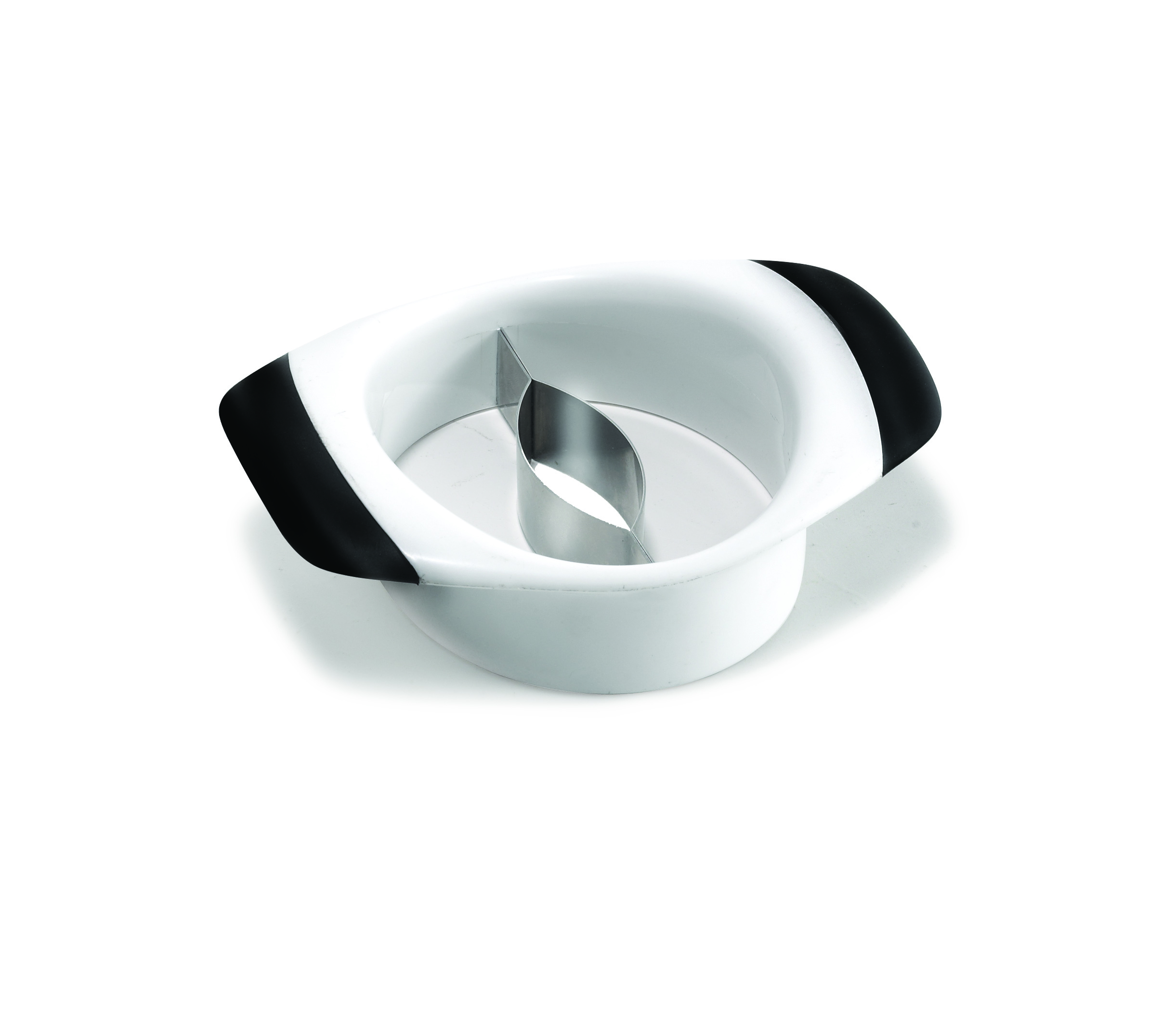 Mango Cutter - Abs Plastic And Steel | Standard Size, White And Black Color, Durable Design, Efficient And Hygienic Fruit Cutting Tool