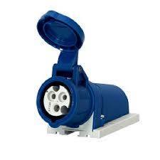Mennekes 27001 Ip44 16amp 3pin Wall Mounted Socket