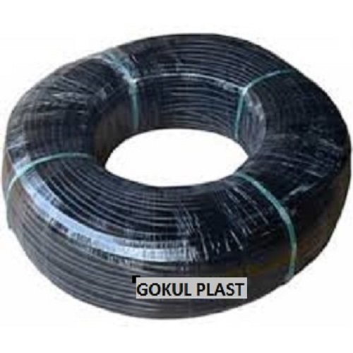 LATERAL PIPE PLAIN - Plastic 12mm Diameter, 1mm Thick, 40-60M Length, Black | Application: Industrial Water Delivery & Supply, ISO 9001:2008 Certified