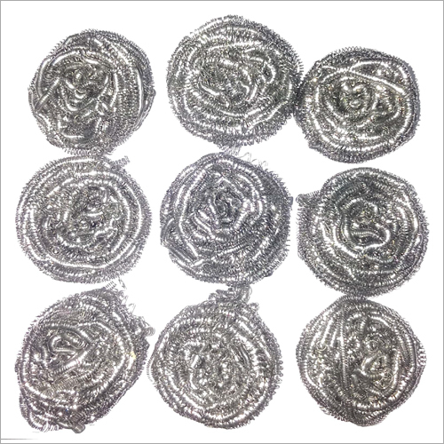 8 gm Steel Coating Galvanized Iron Scrubber - Galvanized Iron Material, Lightweight Design, Rust Proof , Enhances Shine for Kitchen Cleaning