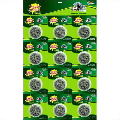 12 gm Galvanized Iron Scrubber - Galvanized Iron, 12 Grams, Corrosion Resistant | Effectively Removes Stains, Grease & Burn Layers From Utensils