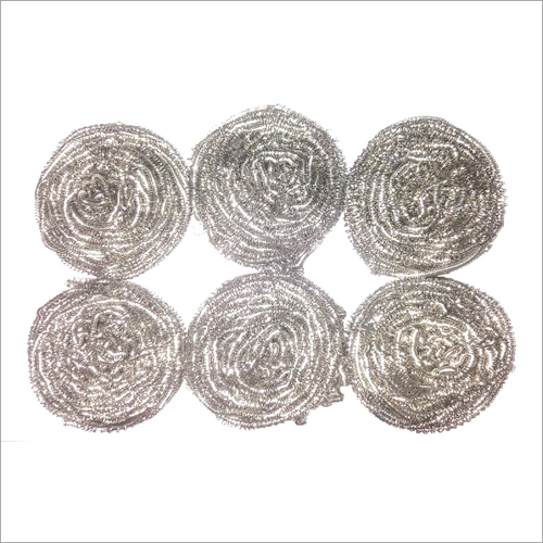 12 gm 430 Grade Galvanized Iron Scrubber - Material: Galvanized Iron, Shine-Enhancing Design for Kitchen Use