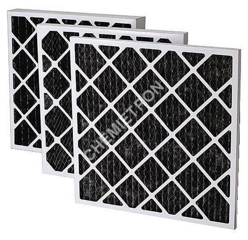 Activated Carbon Filter - 610 X 610 X 69 mm | Stainless Steel, MERV 7 Dual Purpose Media for Odor and Particulate Control, High Wet Strength Frame