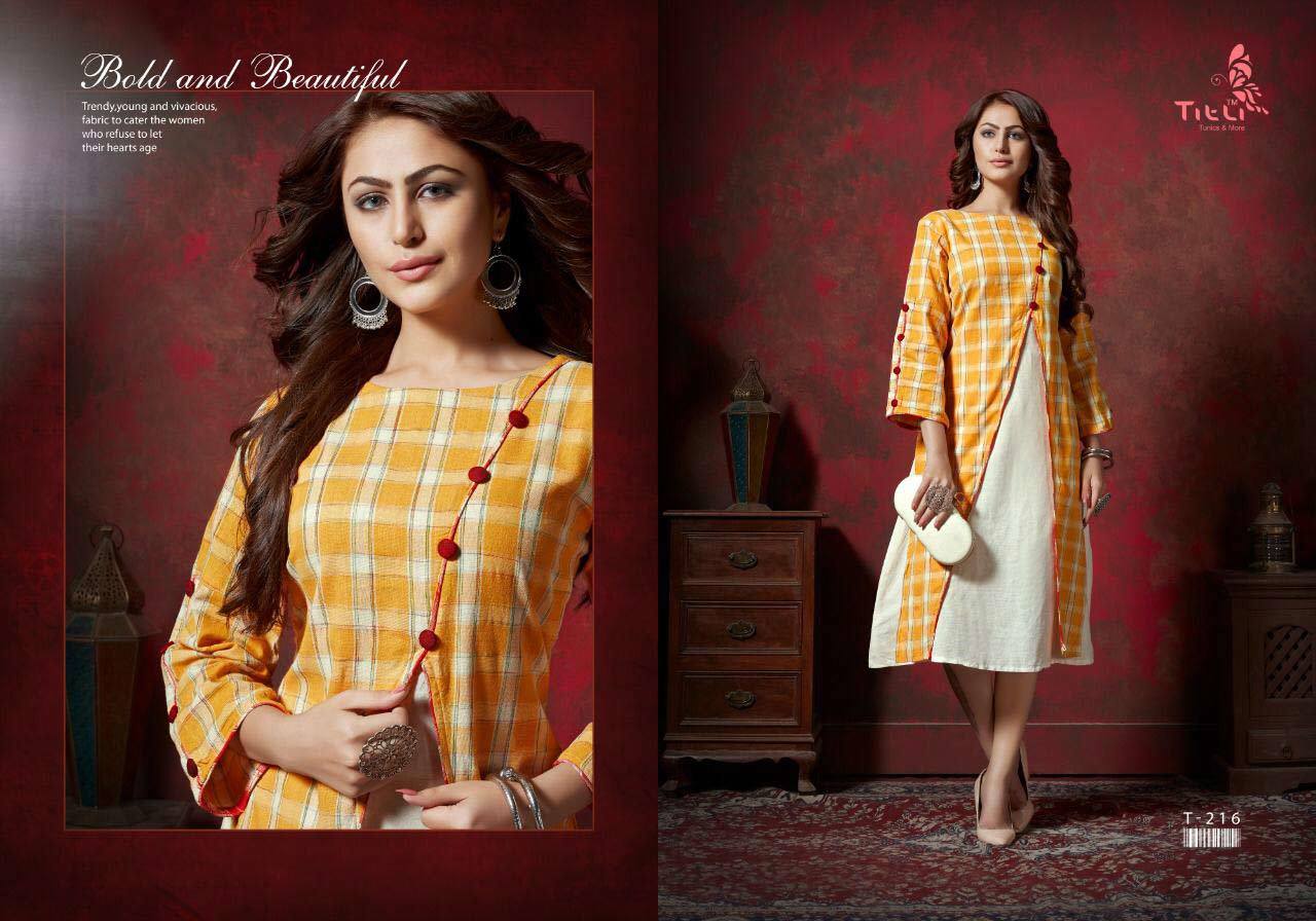 Aster Titli Handloom Printed Formal Kurti - Fabric: Handloom, Size: M(38)/l(40)/xl(42)/xxl(44) | Seasons: Rainy, Spring, Summer, Winter