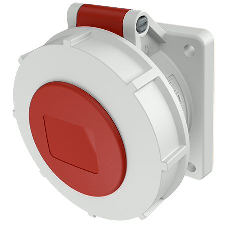 Mennekes 2123a Reefer Socket, 32amp 4pin, Clock Position - 3h.