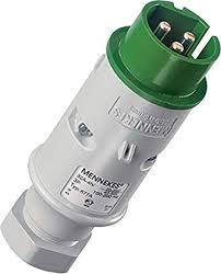 मेनकेस 677A प्लग, 32 एम्प 3 पिन, वोल्टेज. 20-25, 40-50 V. क्लॉक पोजीशन. 4 घंटे