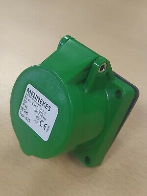 मेनकेस 625 सॉकेट, 32 एम्प 3 पिन, पृथ्वी की स्थिति, 4 घंटे