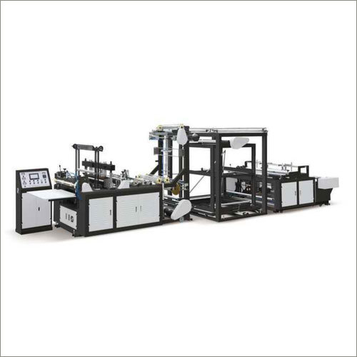 220 V D-Cut Fully Automatic Paper Bags Making Machine