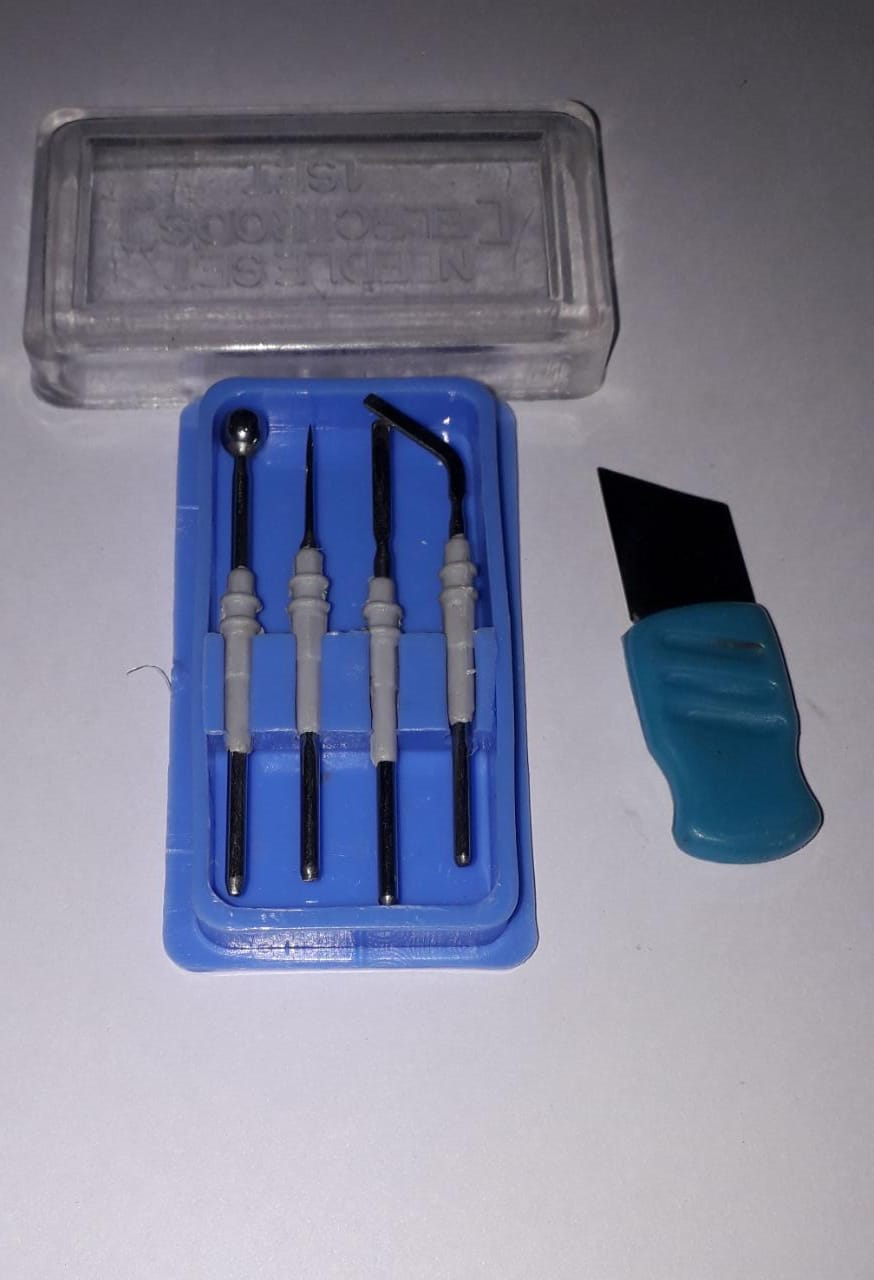 Electrodes (Needle Set) Dimension(l*w*h): 5x2x32 Inch (In)