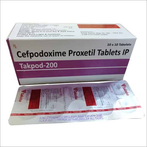 Cefpodoxime Proxetil Tablets IP