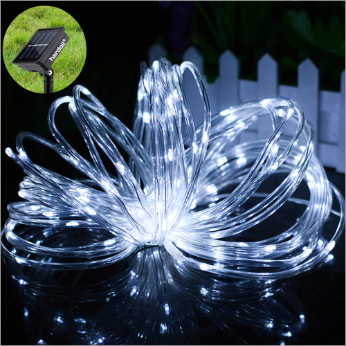 Abs Plastic 100 Led 40 Ft Hollow Tub Decorative Solar Fairy Light For Garden