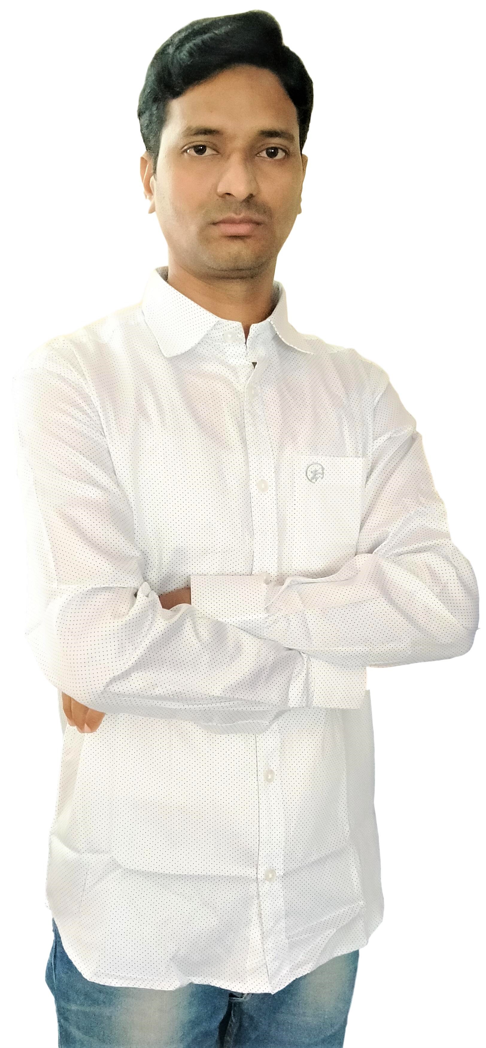 Men's Casual Shirt Regular Fit With Full Sleeves Collar Style: Standard