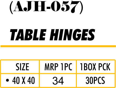 Stainless Steel S.s Table Hinges ( Ice Box Hinges )