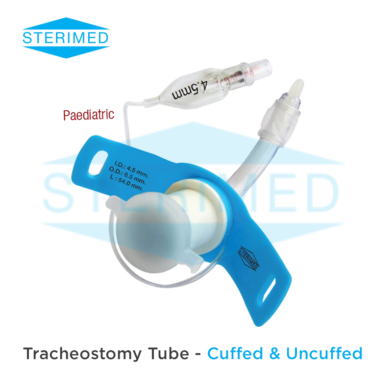 Transparent Tracheostomy Tube Plain Cuffed And Subglottic Suction