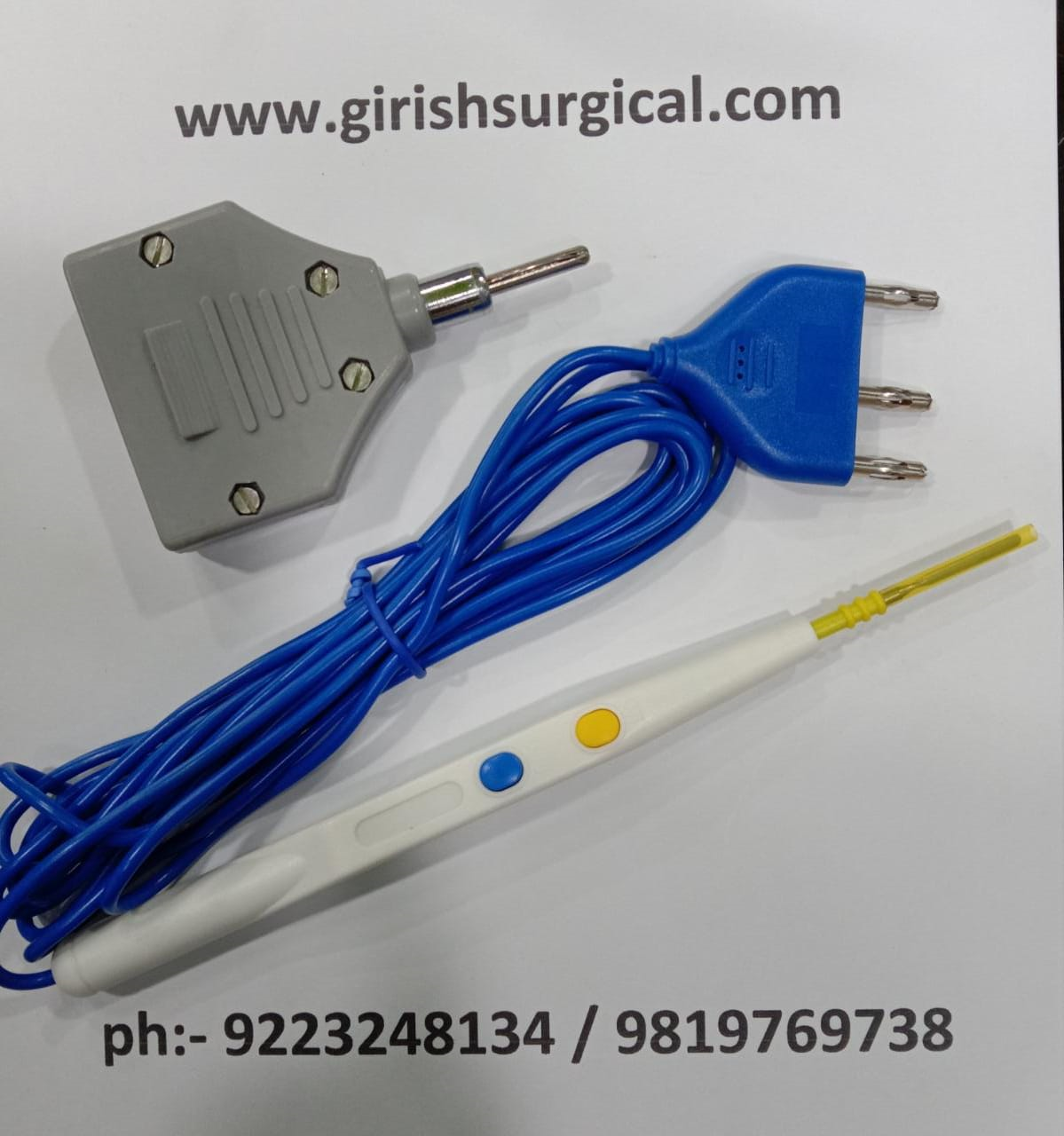 Handswith Adaptor - Plastic Material, 5x9x12 Inch Dimensions, Grey Color | Ultrasonic Cutting Tool For General Surgical Procedures