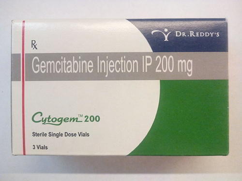 Cytogem Injection - 200mg Vial | Targeted Cancer Treatment for Non-Small Cell Lung, Breast, Pancreas, Bladder, and Ovarian Cancers