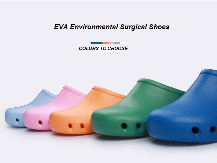 Surgical Shoes - Pvc Material, Size Range 6-12, Green Color, Sole Thickness 10mm | Usage In Operating Rooms And Healthcare Settings, Iso 20344 Compliance