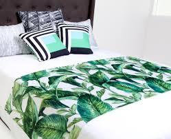 Bed Runners - Cotton, 18x72 Inches, Pink | Machine Washable, 200 Thread Count, Embroidered