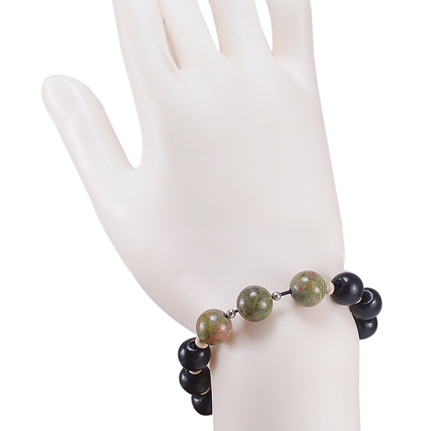 Unakite Gemstone Bracelet Pg-156424 Gender: Women