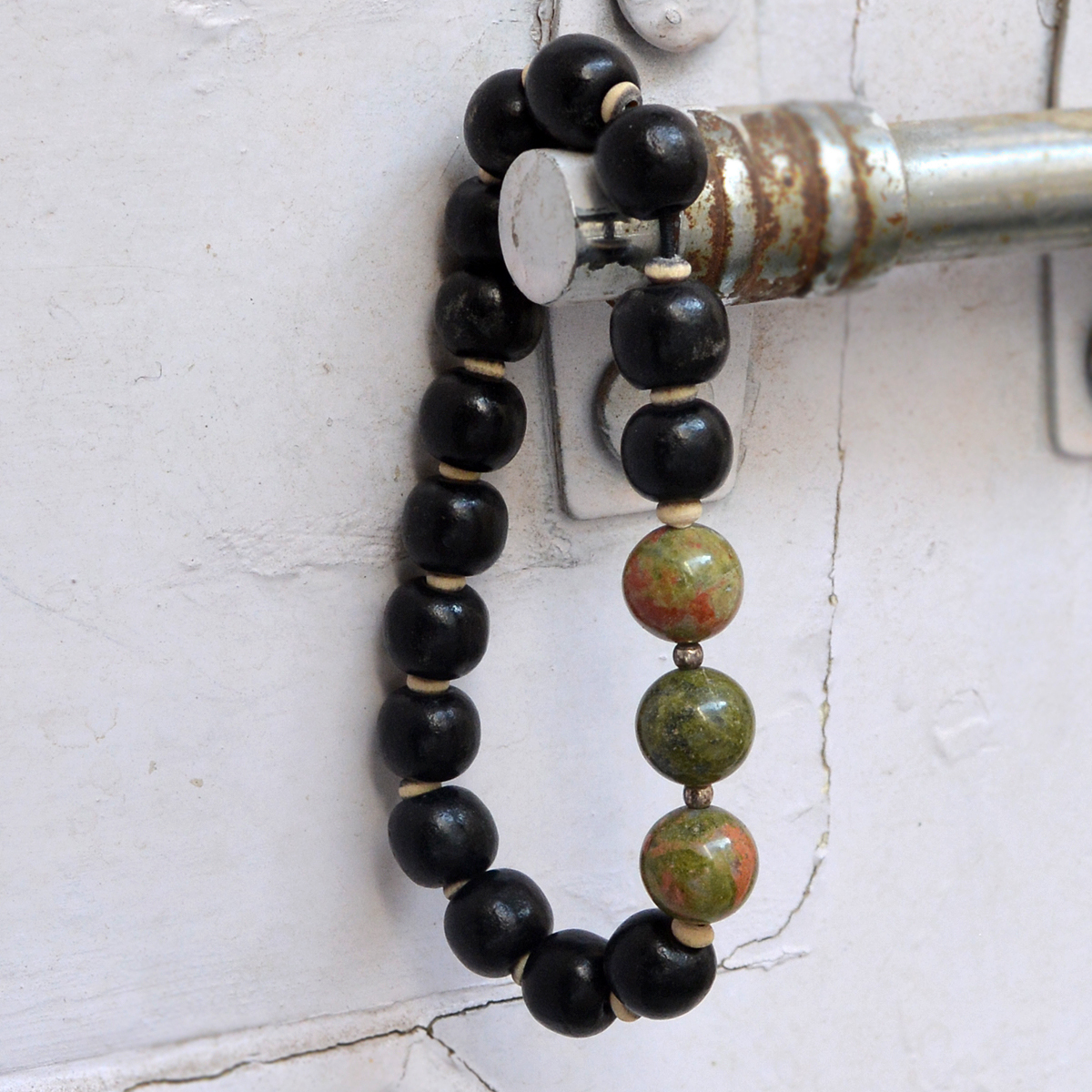 Unakite Gemstone Bracelet Pg-156424 Gender: Women