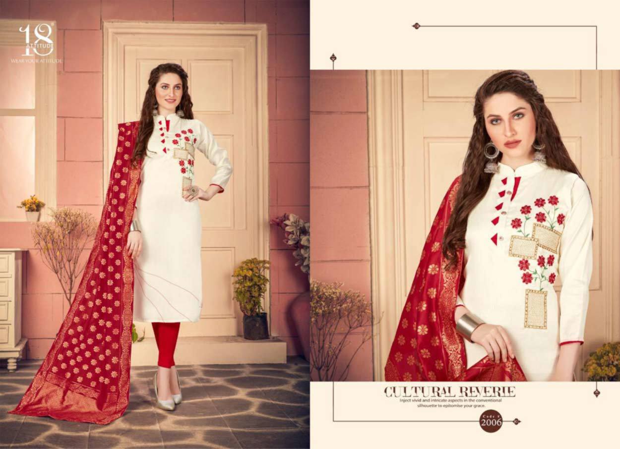 Spring 18-attitude Remi Linen Sartin Wholesale Kurti