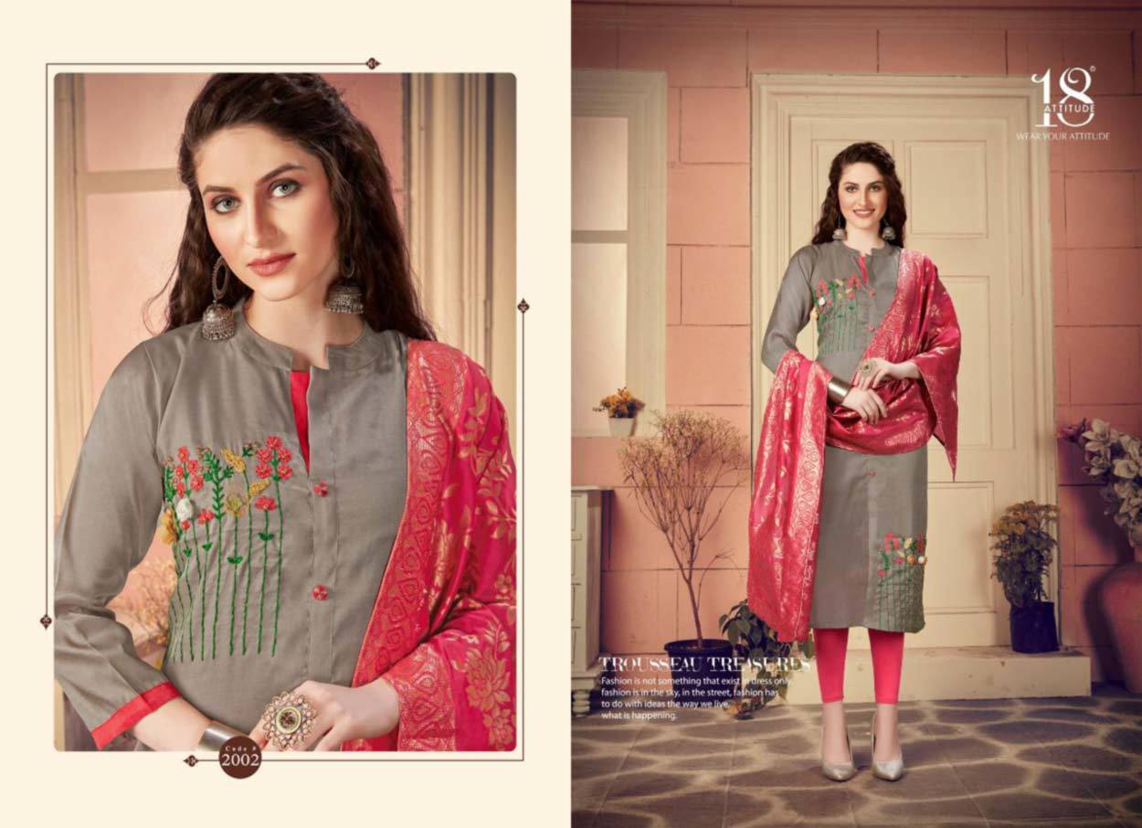 Spring 18-attitude Remi Linen Sartin Wholesale Kurti