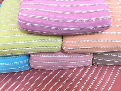 Shinny Georgette Dyed Fabric