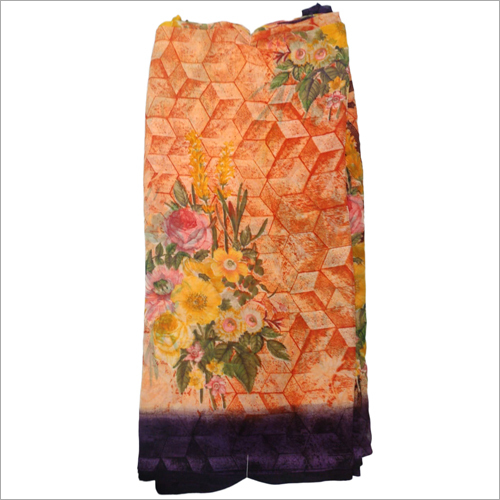 Ladies Georgette Saree - Georgette Fabric, Breathable & Skin-Friendly | Available in Various Colors, Suitable for Parties in Rainy, Spring, and Summer