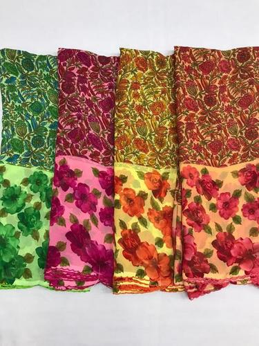 Ladies Casual Saree - Cotton blend, Available in Various Colors | Perfect for Daily Wear, Printed Pattern for Rainy and Summer Seasons
