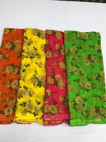 Indian Printed Saree - Cotton Fabric, Available in Multiple Colors | Ideal for Daily Wear in Rainy, Spring, and Summer Seasons