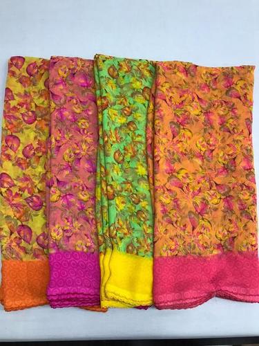 Traditional Saree - Printed Fabric, Available in Different Colors | Ideal for Daily Wear in Rainy, Spring, and Summer Seasons