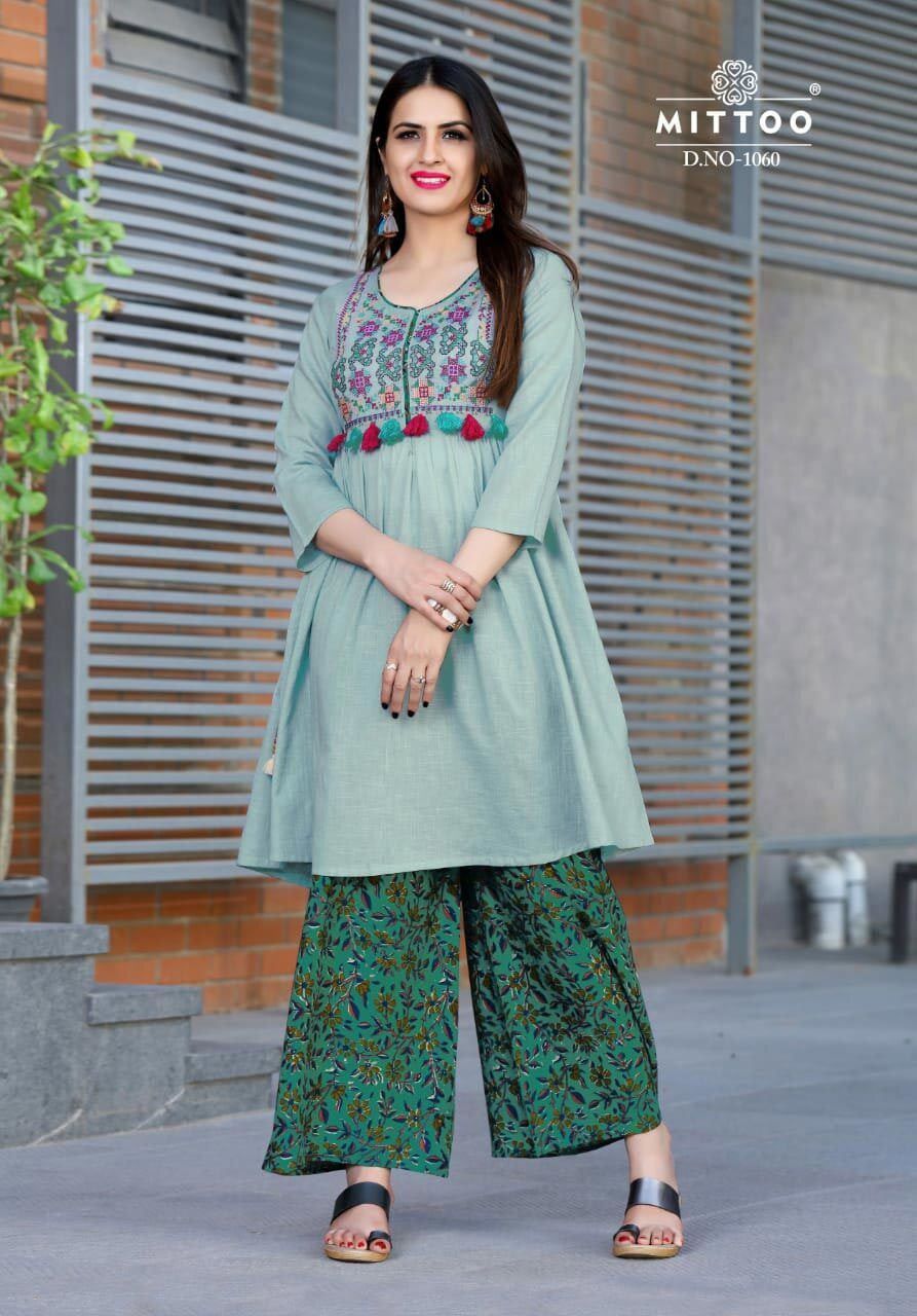 Spring Avantika Mittoo Rayon Cotton Kurti