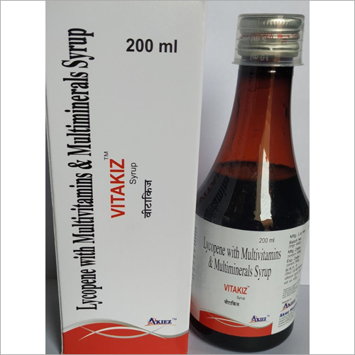 200 Ml Lycopene With Multivitamins And Multiminerals Syrup General Medicines