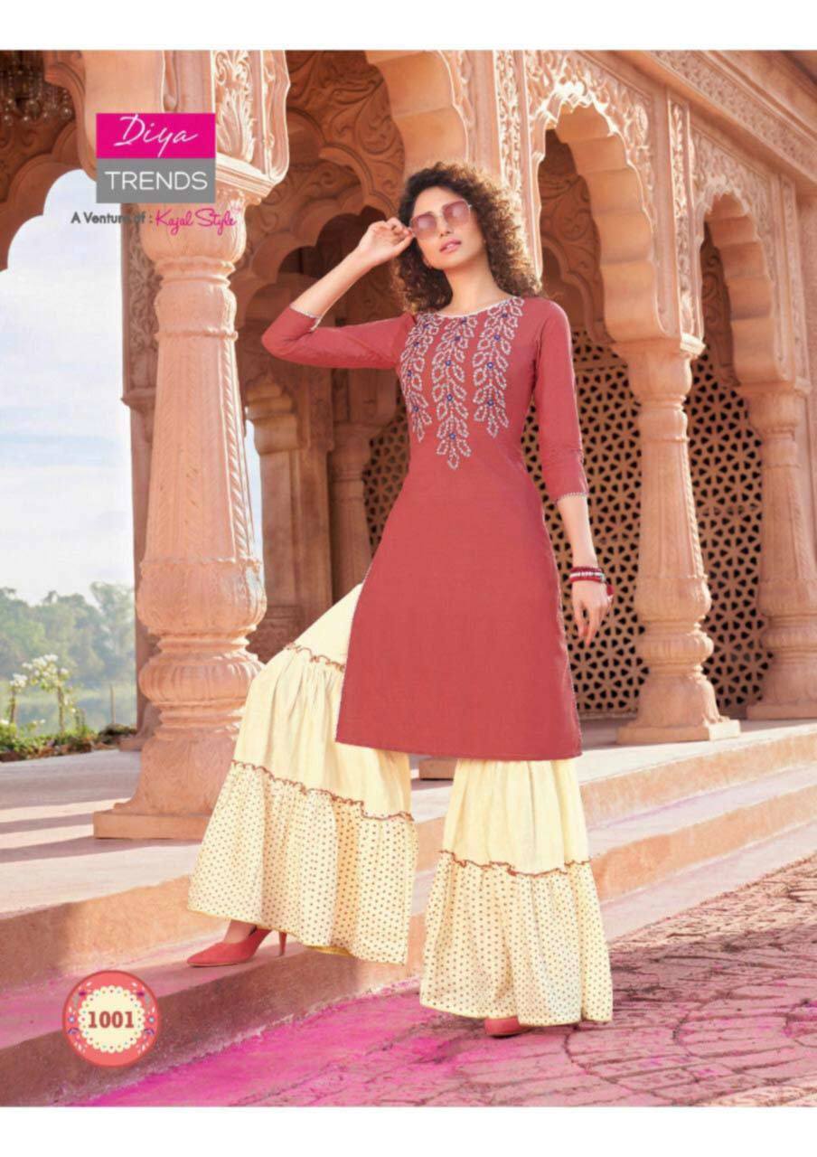 Spring Bandhej Vol-1 Cotton Rayon Wholesale Kurti