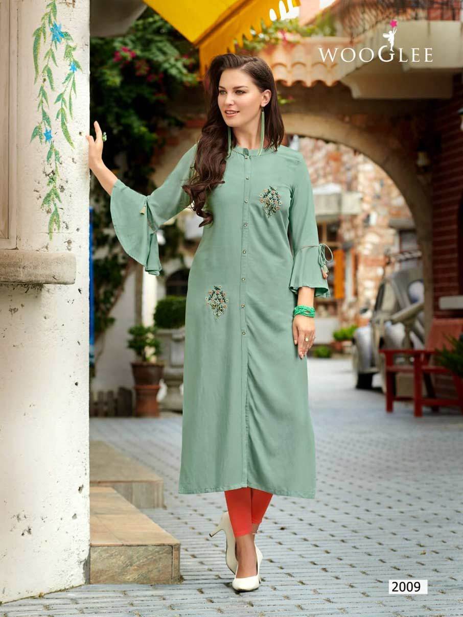 Barbella Vol-2 Rayon Embroidery Kurti Set - Heavy Rayon, Size M(38) To 3xl(46), Embroidery Work, Seasonal Wear For Girls | Suitable For Rainy, Spring, Summer, Winter