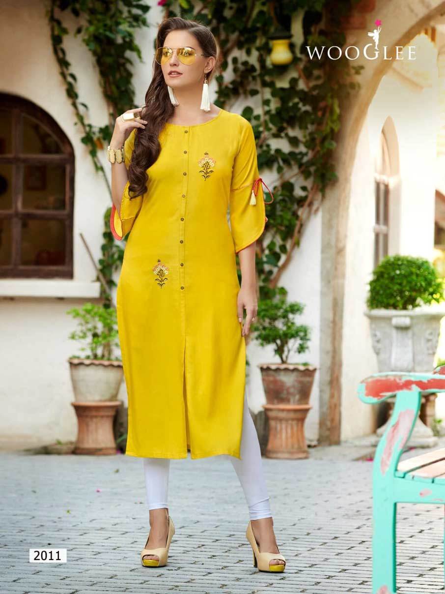 Barbella Vol-2 Rayon Embroidery Kurti Set - Heavy Rayon, Size M(38) To 3xl(46), Embroidery Work, Seasonal Wear For Girls | Suitable For Rainy, Spring, Summer, Winter