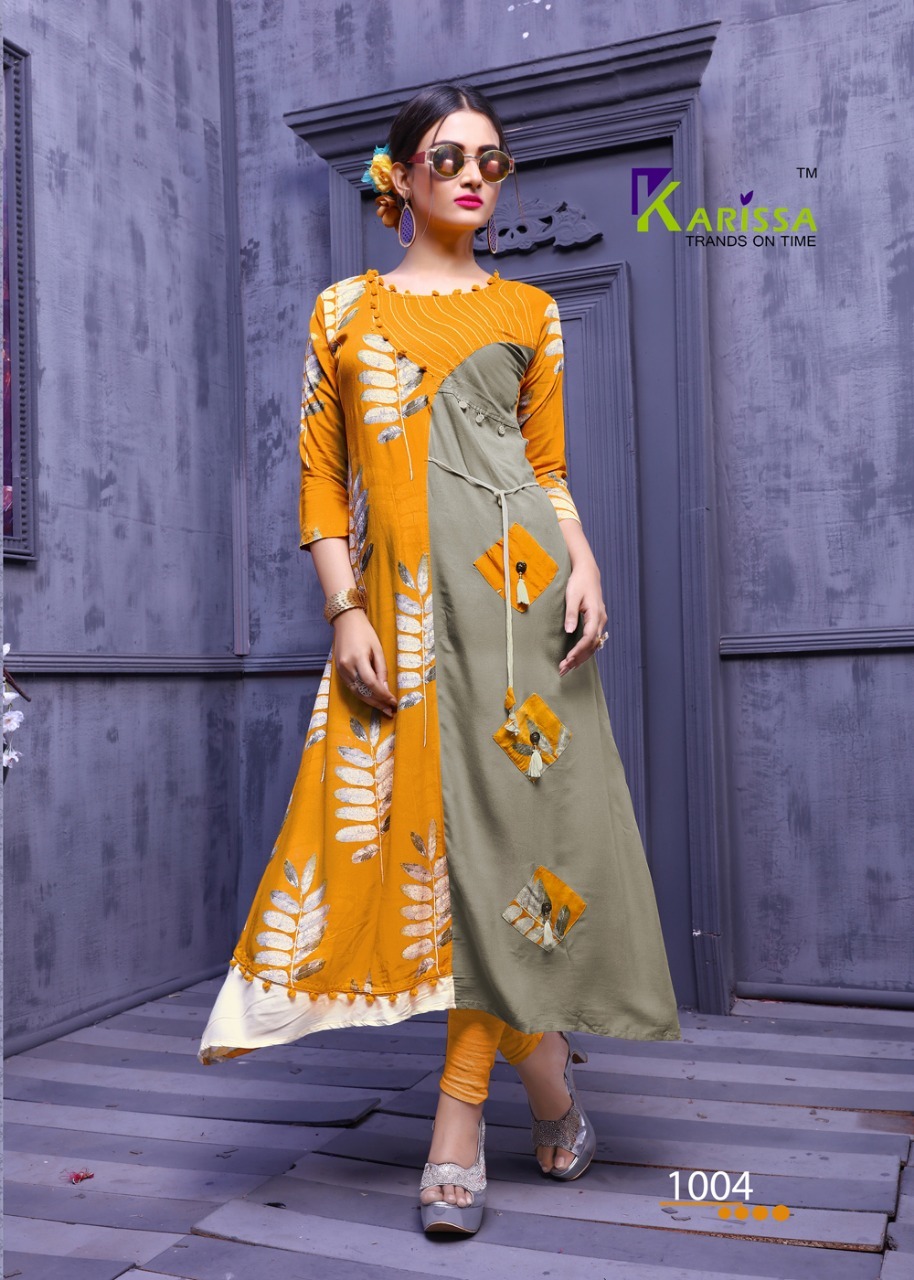 Spring Beauty Icon Karissa Rayon Print Kurti