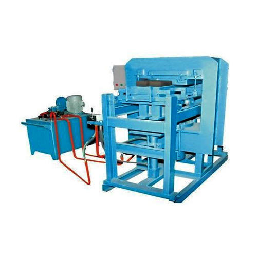 Paver Making Machine - Mild Steel, Semi-Automatic | 1 Year Warranty, Blue Color