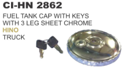 Fuel Tank Cap with Keys - 3 Legs Sheet Design | Durable and Secure for 4-Wheeler Vehicles, Warranty Included