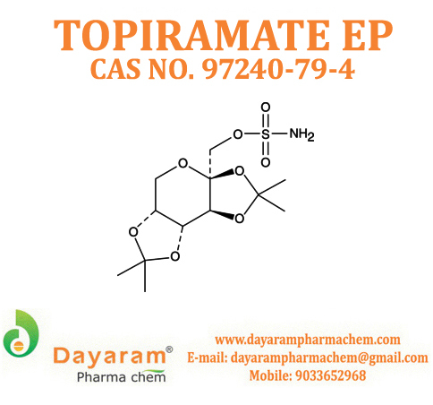 Topiramate Cas No: 97240-79-4