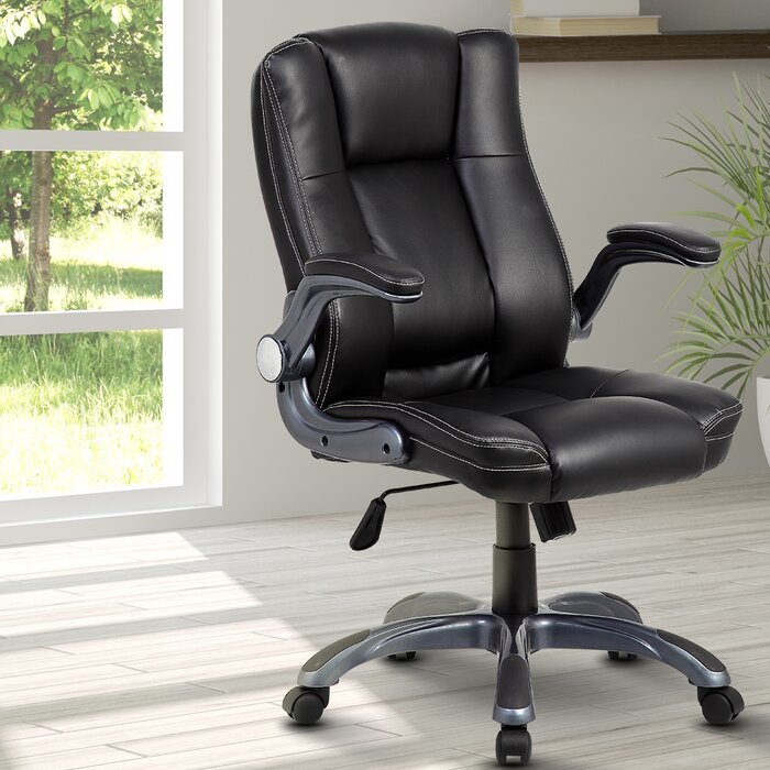 Office Swivel Chair - Ergonomic Design, Adjustable Height, Smooth Rolling Wheels, Enhanced Comfort For Prolonged Use