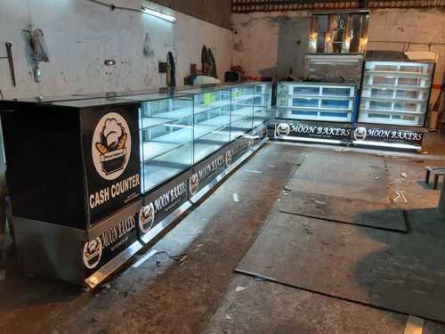 Bakery Display Counter Design: As Per Customer Requirement