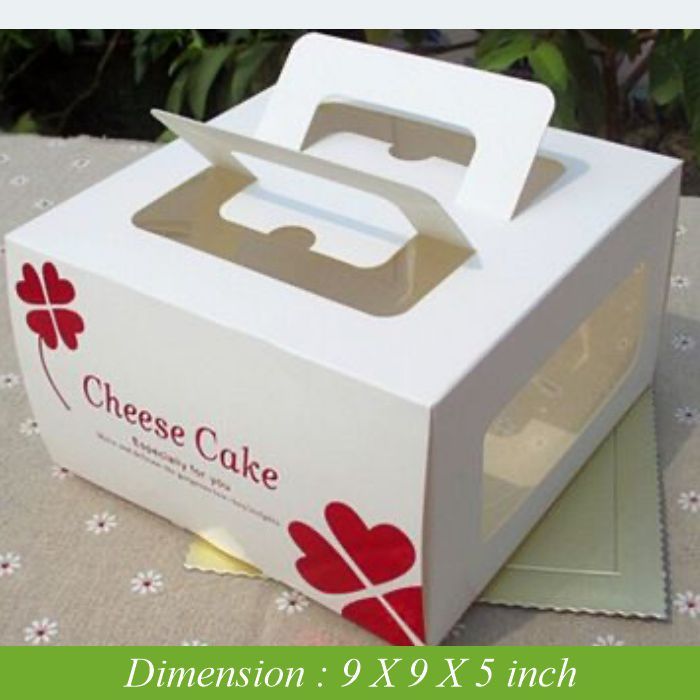 Cake Boxes - Cardboard Various Sizes Brown Color | Glossy Finish Bulk Quantity Offset Printing